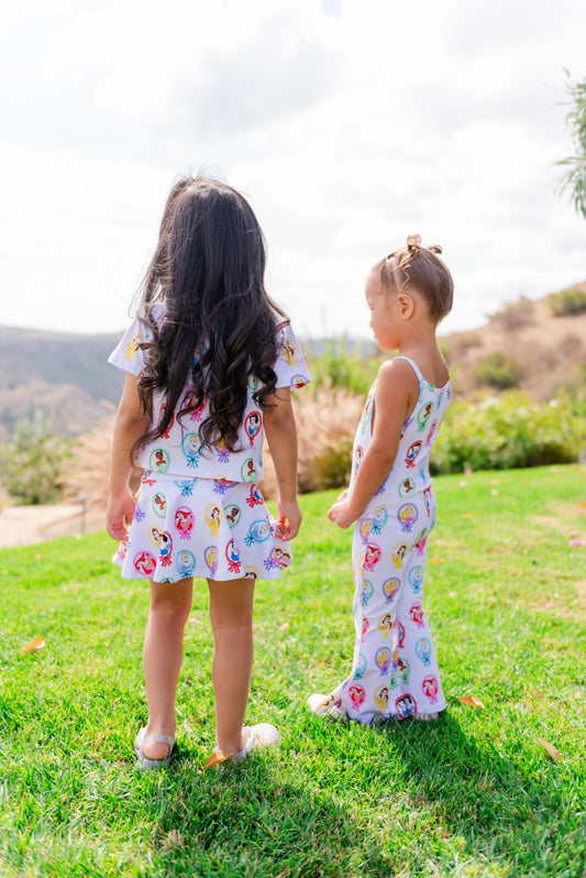 Skirt and Tee Set, Princesses