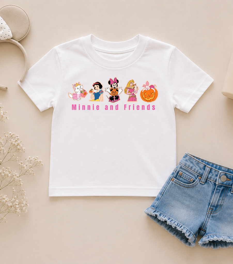 Halloween Minnie & Friends Graphic Tee