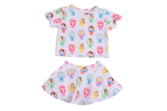Skirt and Tee Set, Princesses
