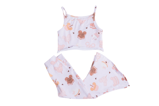 Tank and Flared Pant Set, Snacks