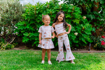 Tank and Flared Pant Set, Snacks