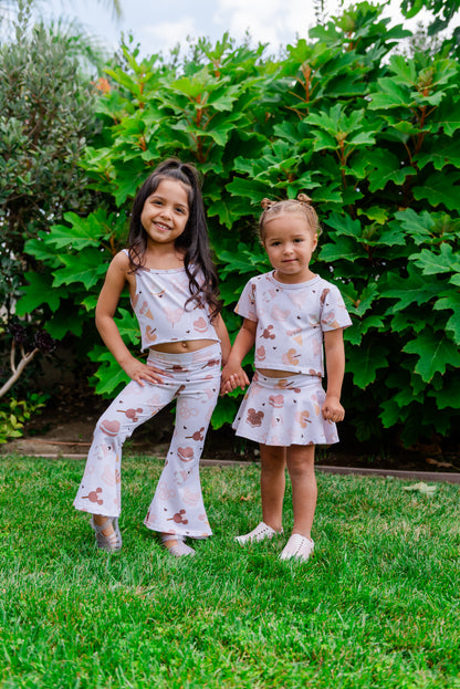 Tank and Flared Pant Set, Snacks
