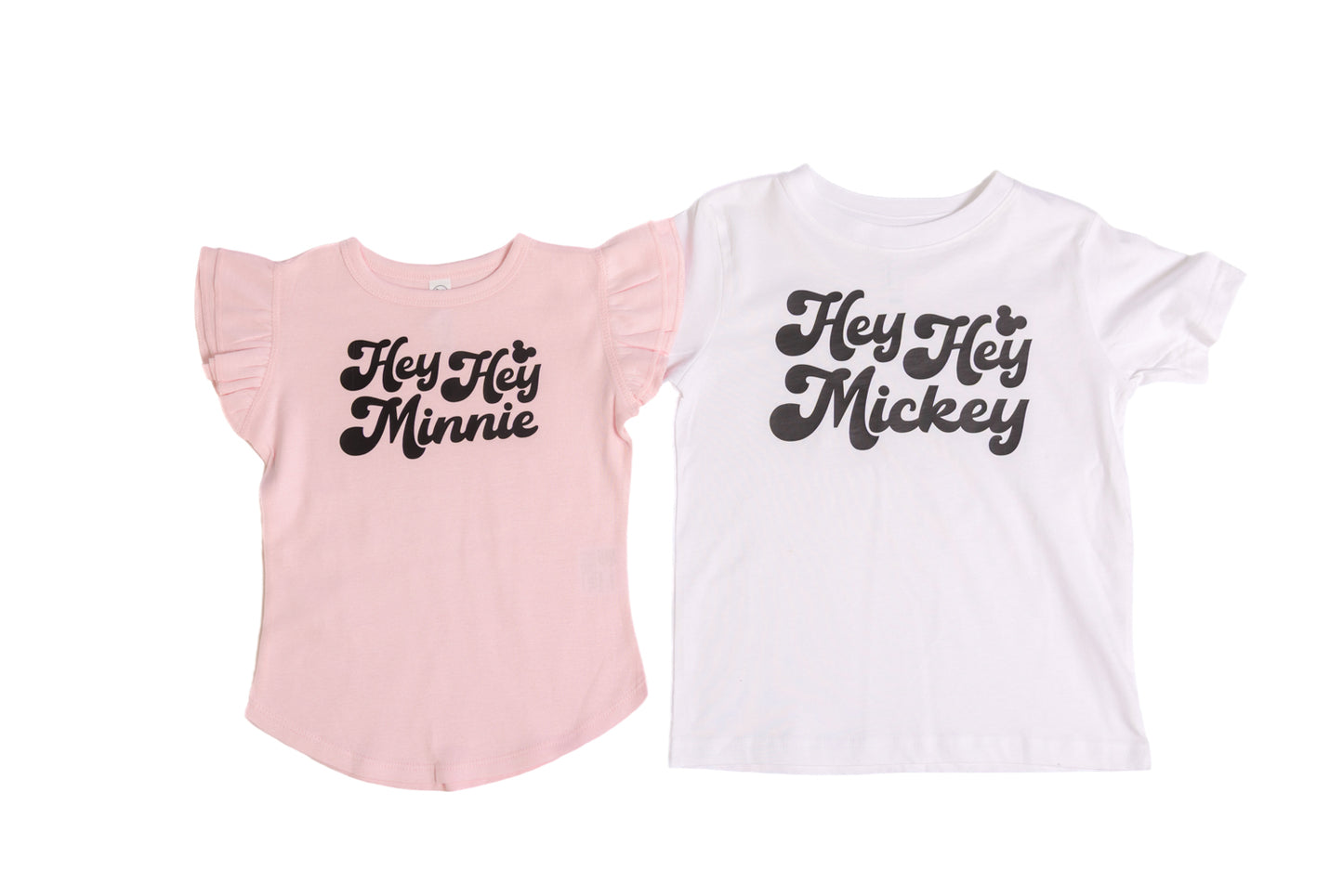 Girl's Hey Hey Minnie Tee - Pink
