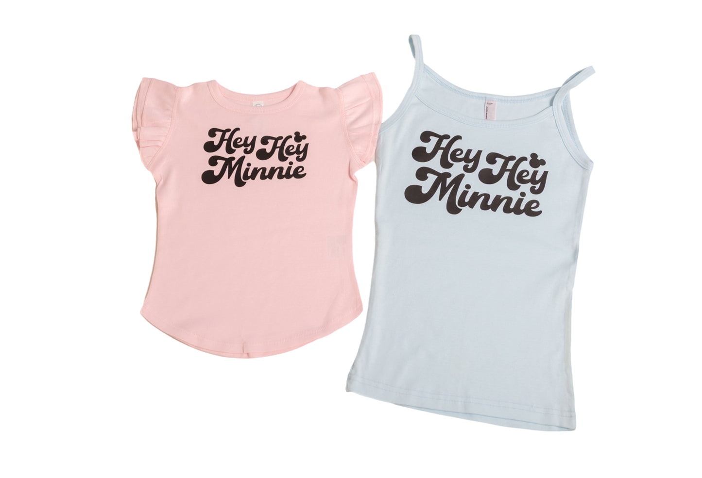 Girl's Hey Hey Minnie Tee - Pink
