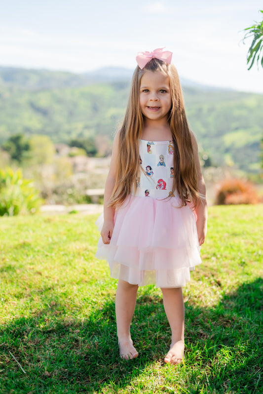 Pre- Order Checkered Princess Dress