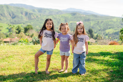 Girl's Hey Hey Minnie Tee - Purple