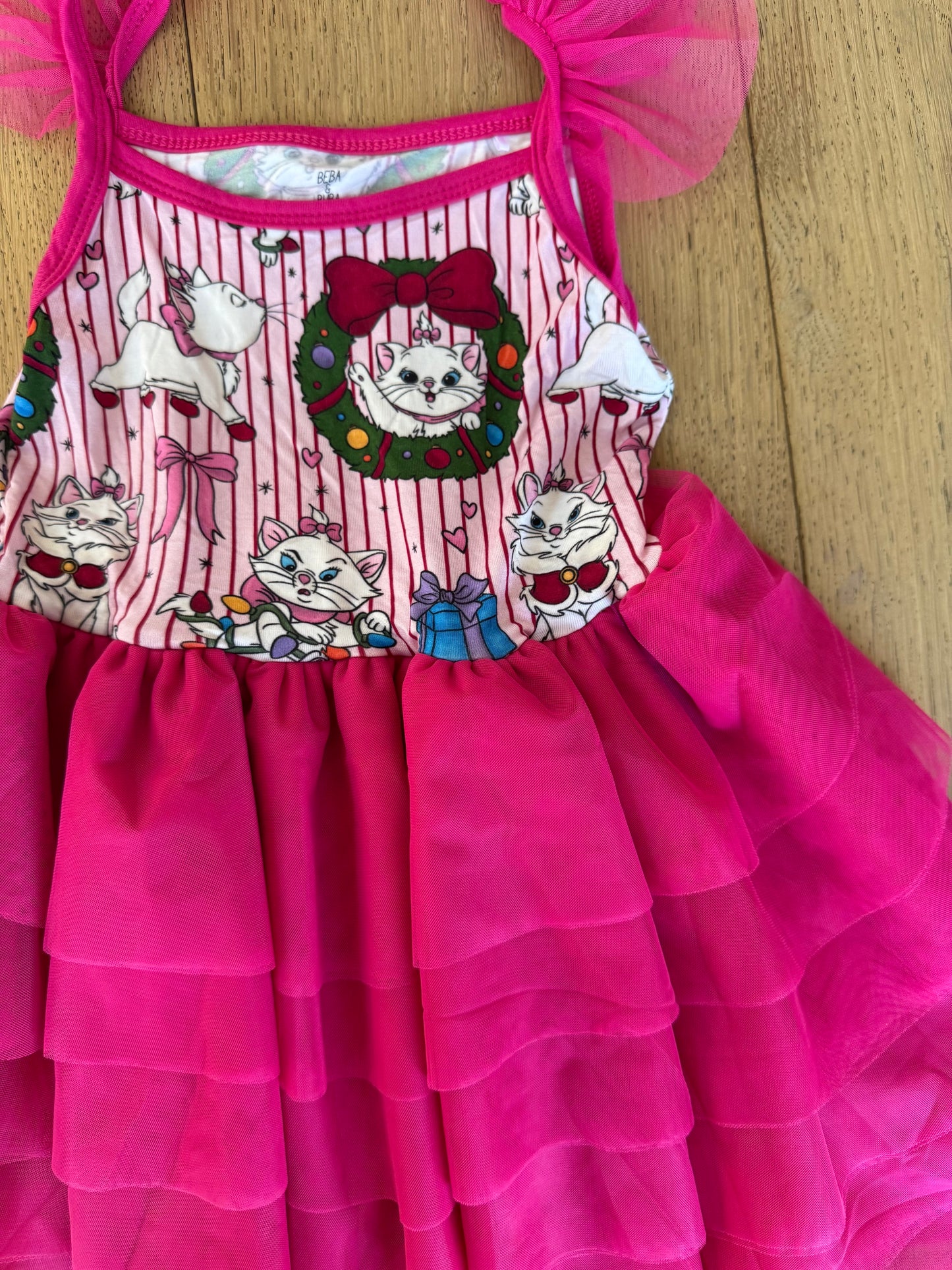 Marie’s Pink Holiday Tulle Dress