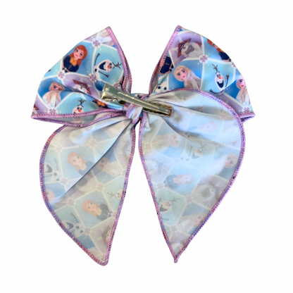 Ice Princess Oversized Hair Bow ❄️