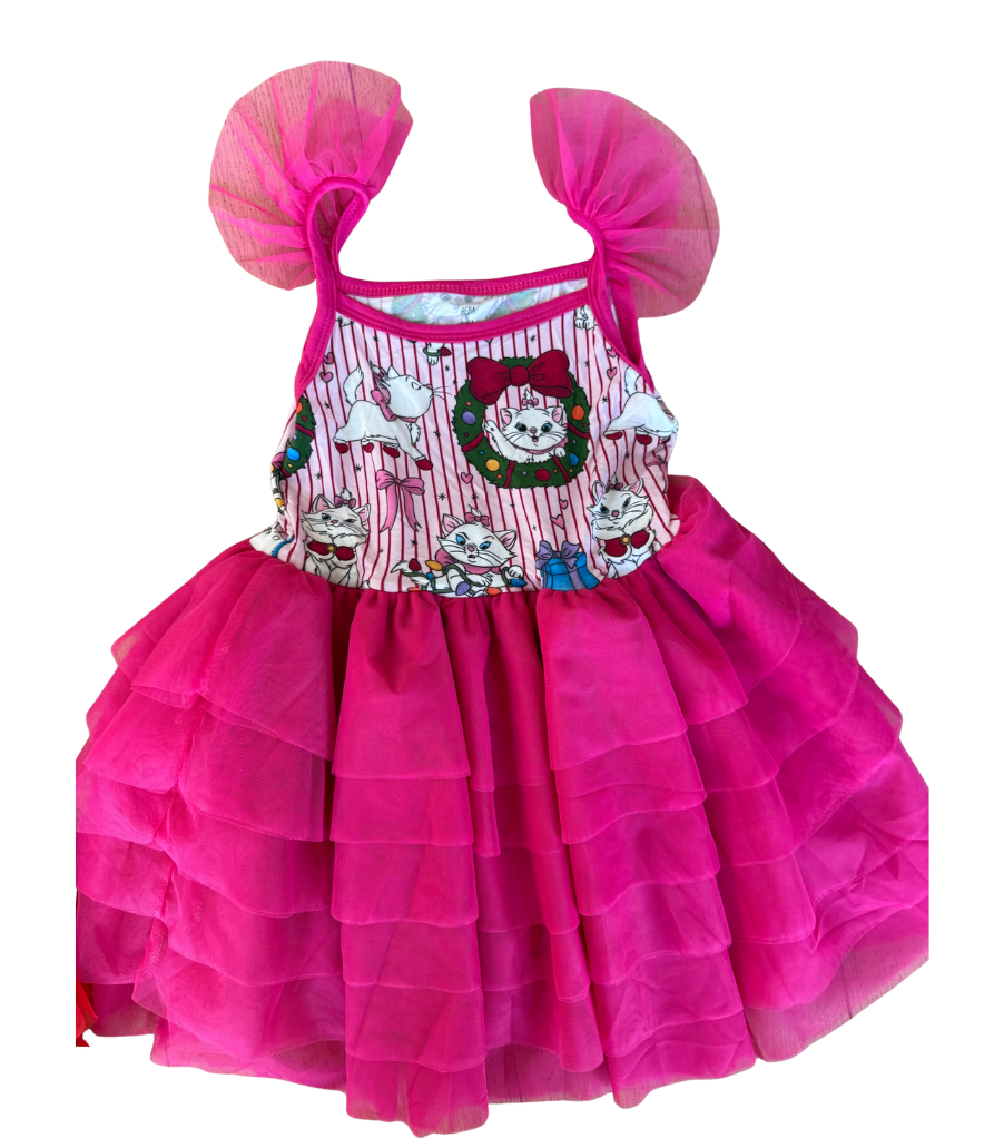Marie’s Pink Holiday Tulle Dress