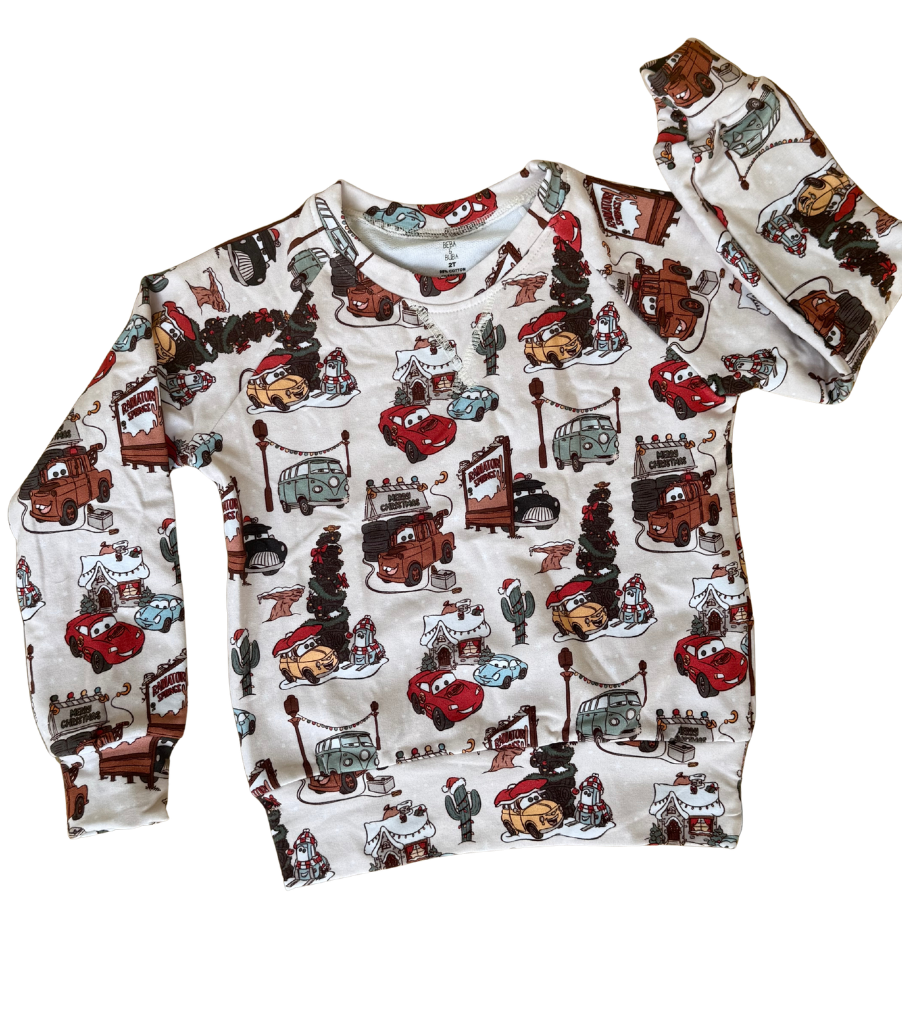 Holiday Cars Pullover