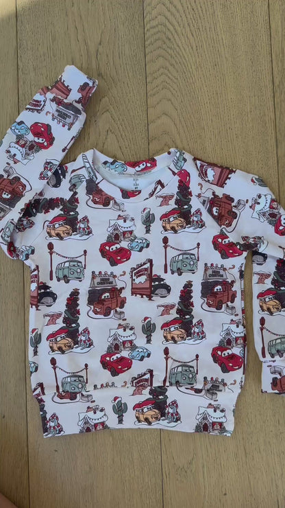 Holiday Cars Pullover